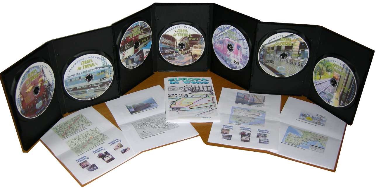 Fascicolo e DVD Europa in Treno 0 - 1 - 2 - 3